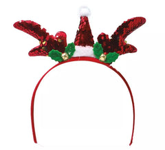 Diadema Babbo Natale Paillettes