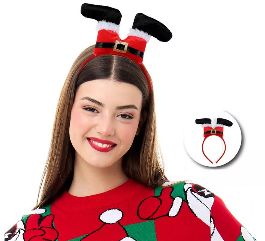 Translation missing: es.Diadema de Piernas Papá Noel con cinturón