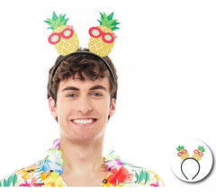 Fascia per capelli con ananas tropicale