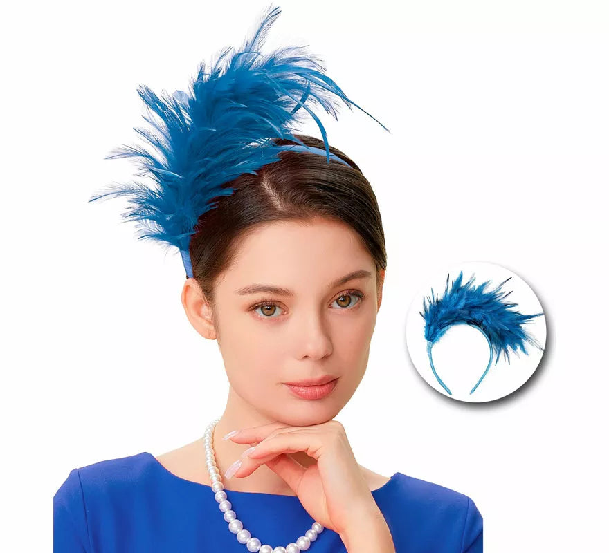 Translation missing: it.Diadema de Plumas Años 20 en varios colores