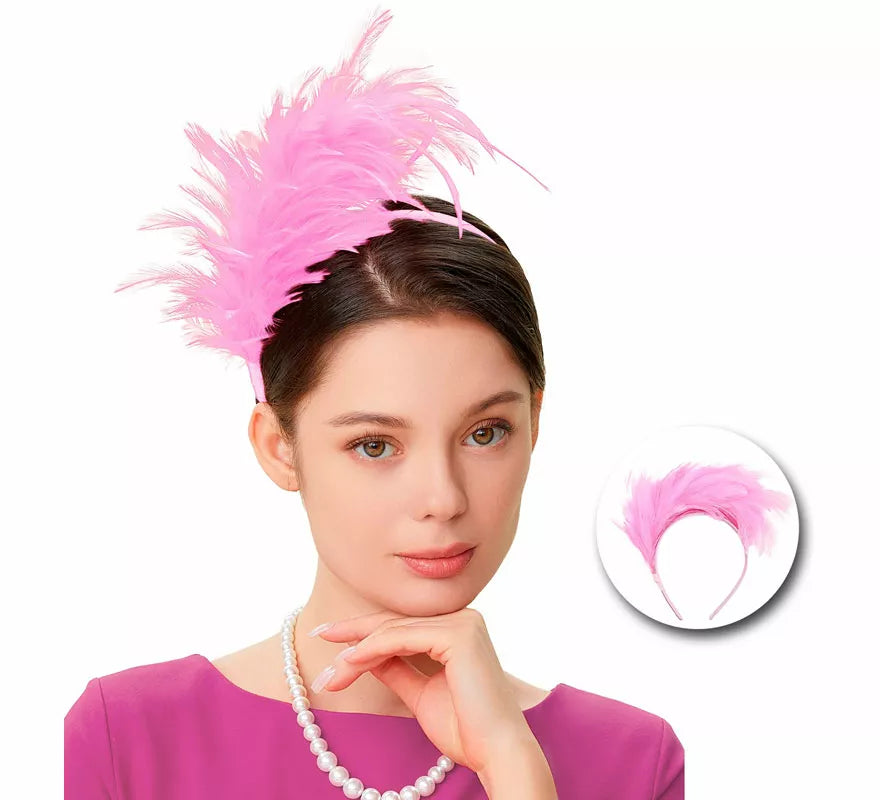 Translation missing: it.Diadema de Plumas Años 20 en varios colores