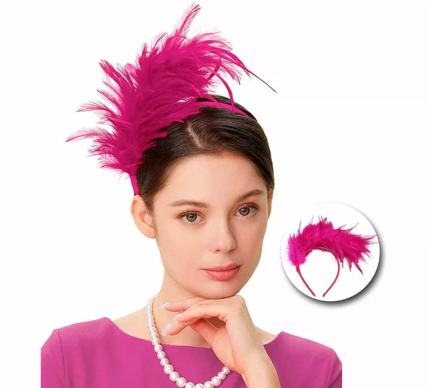 Translation missing: it.Diadema de Plumas Años 20 en varios colores