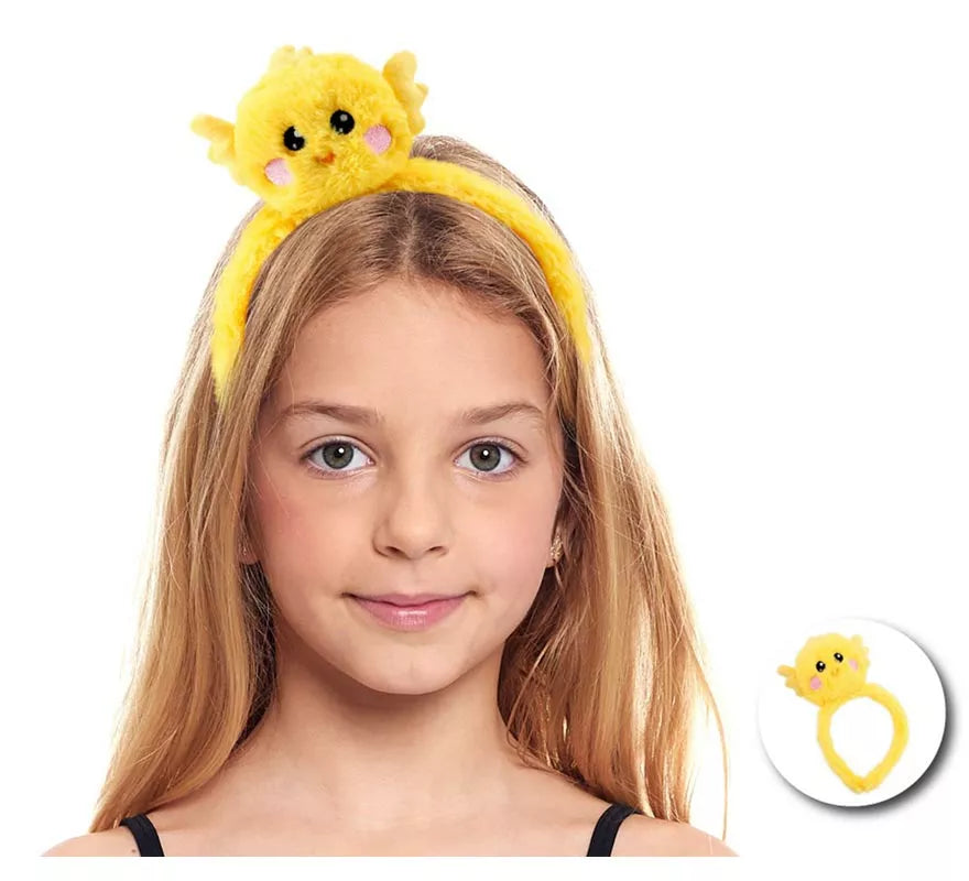 Translation missing: es.Diadema de Pollito de peluche infantil