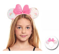 Diadema de Ratoncita Arcoíris con corazones