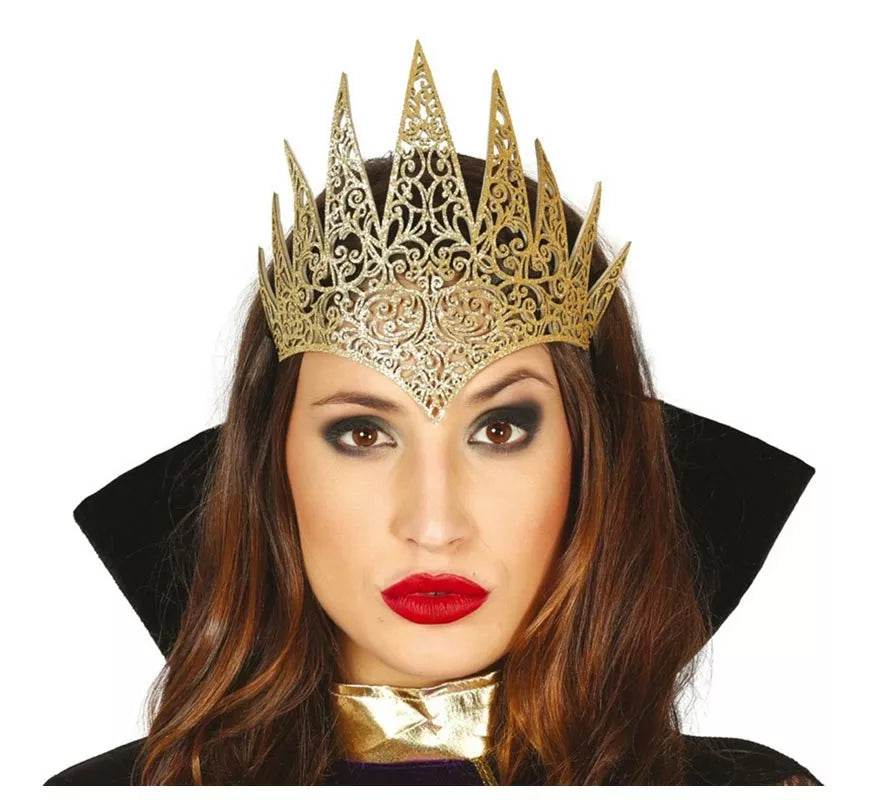 Translation missing: it.Diadema de Reina Malvada Dorada