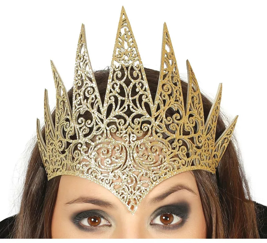 Translation missing: it.Diadema de Reina Malvada Dorada