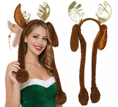 Fascia per capelli con renna in movimento da 66 cm