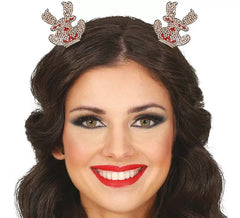 Diadema de Reno sentados brillante