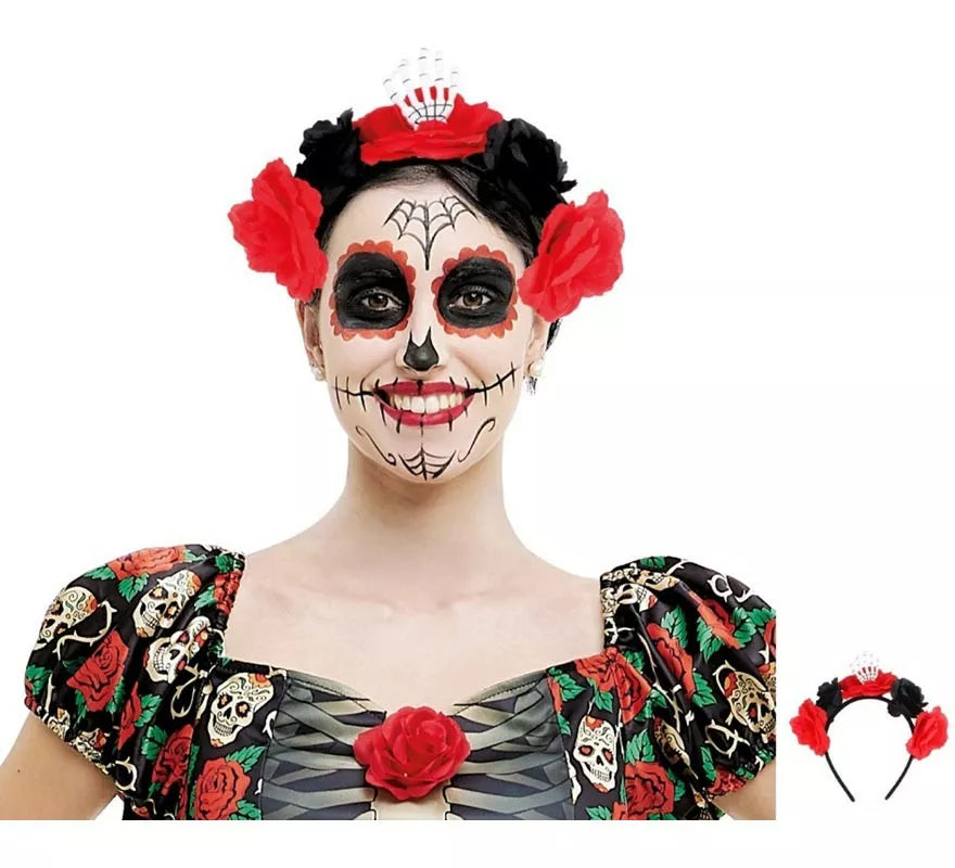 Translation missing: it.Diadema de Rosas con mano