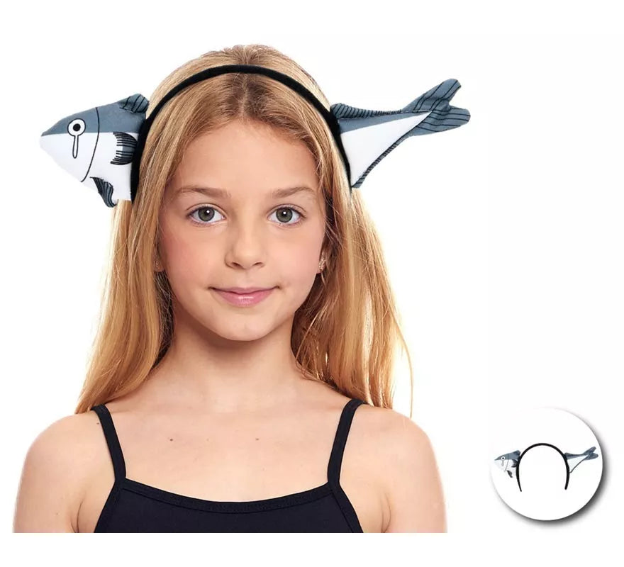 Translation missing: es.Diadema de Sardina de peluche infantil