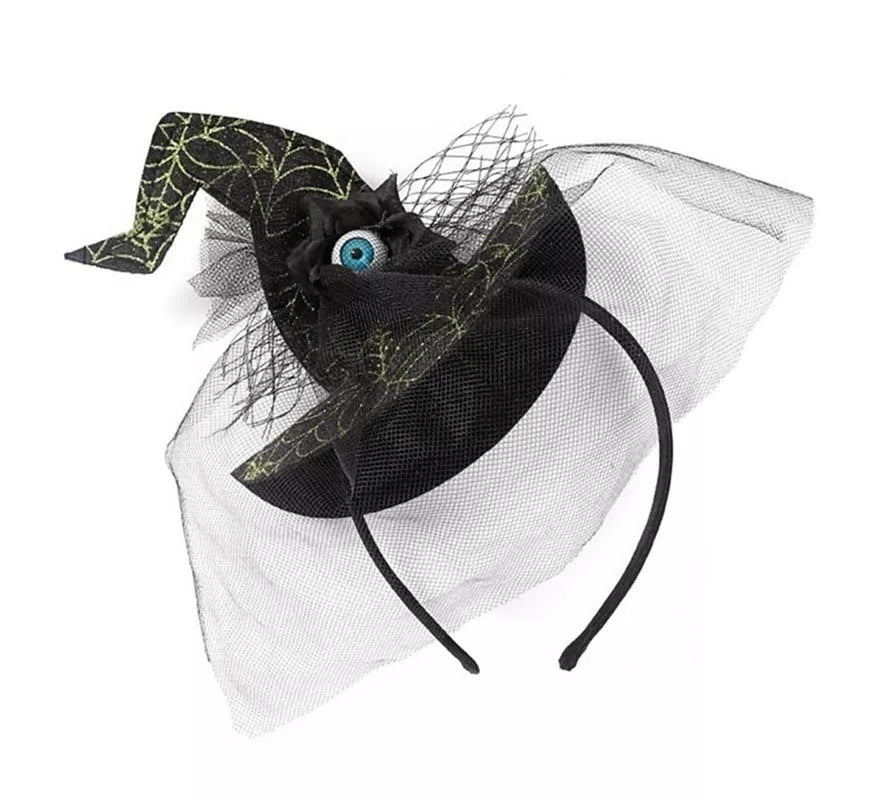 Translation missing: es.Diadema de Sombrero de Bruja Ojo y Telarañas