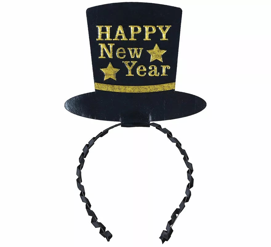 Translation missing: it.Diadema de Sombrero 'Happy New Year' en varios colores