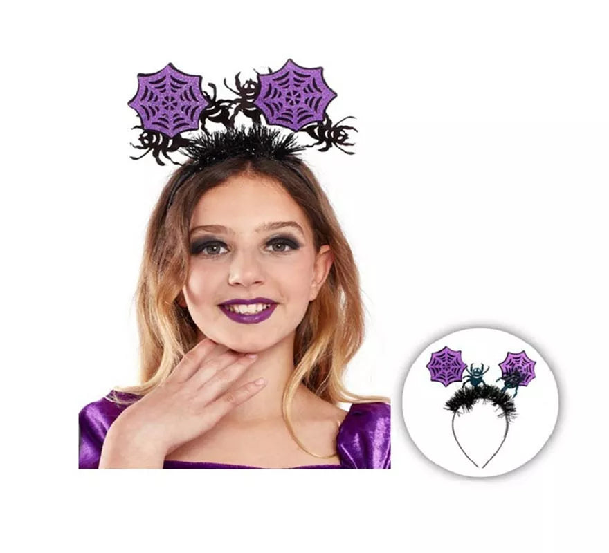 Translation missing: it.Diadema de Spiderwebs Lila