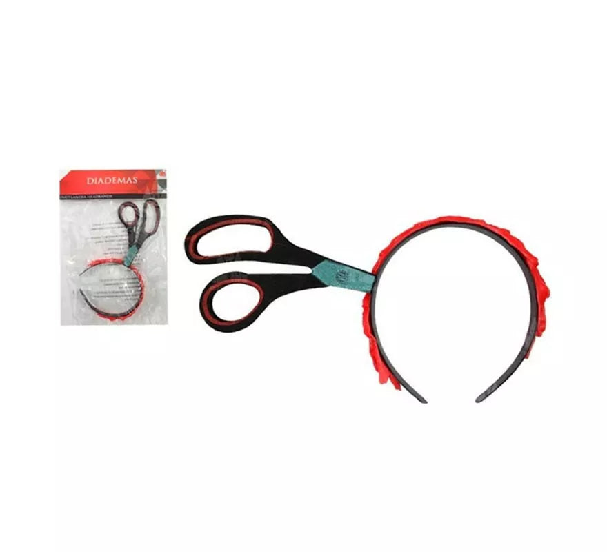 Diadema de Tijeras con sangre