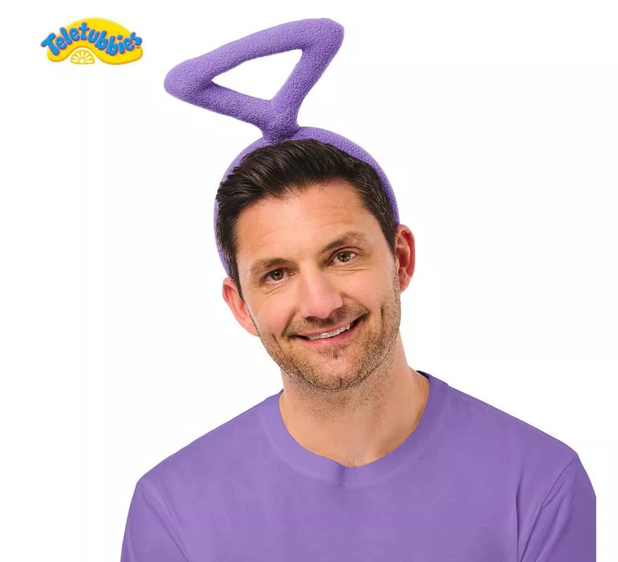 Translation missing: it.Diadema de Tinky Winky morado teletubbie adulto