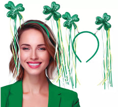 Fascia per capelli con trifoglio per il giorno di San Patrizio