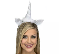 Diadema de Unicornio Blanco