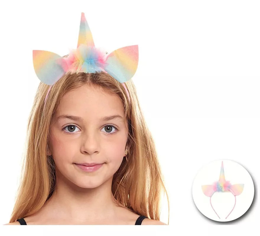 Translation missing: es.Diadema de Unicornio con orejas degradado