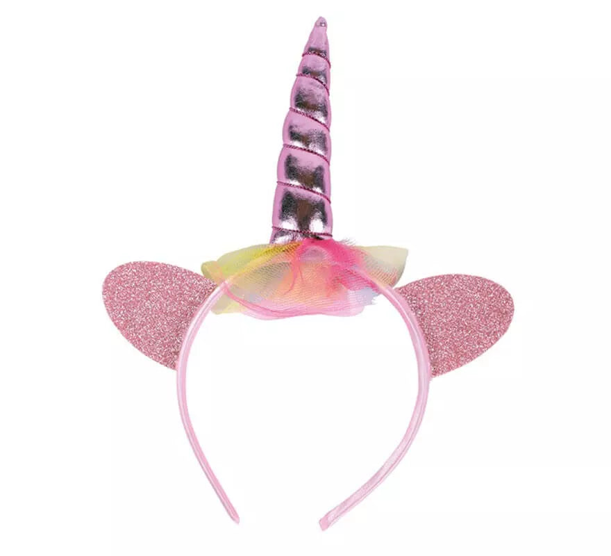 Translation missing: es.Diadema de Unicornio rosa infantil