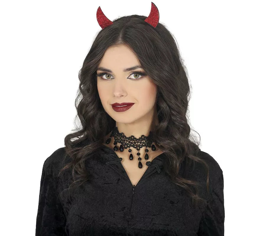 Translation missing: it.Diadema Demonio rojo Brillante