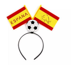 Fascia da calcio con bandiera della Spagna