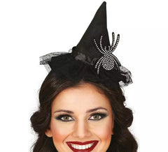 Fascia per cappello da strega con ragno