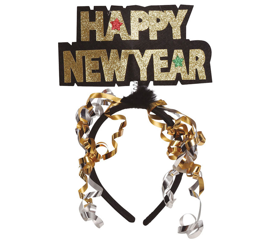 Translation missing: it.Diadema 'Happy New Year' Plata y Oro Surtidos