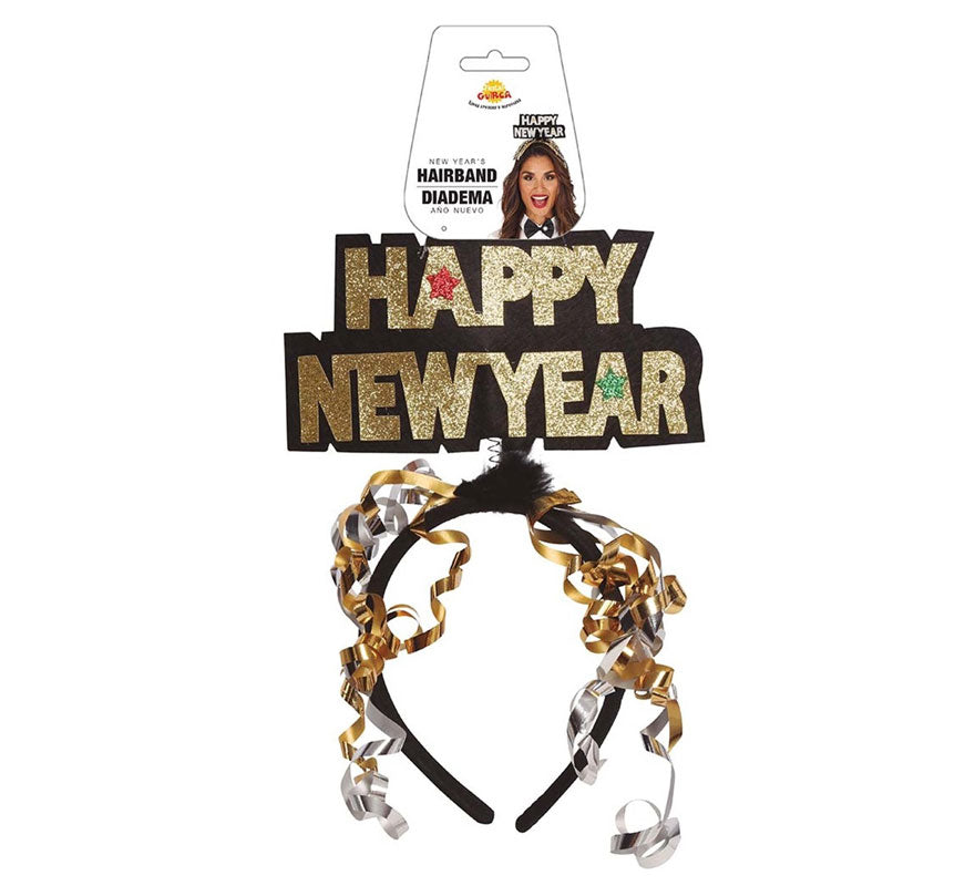 Translation missing: it.Diadema 'Happy New Year' Plata y Oro Surtidos