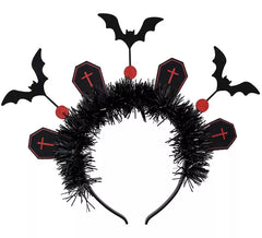 Diadema Lápidas con Murciélagos