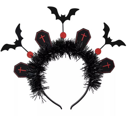 Diadema Lápidas con Murciélagos