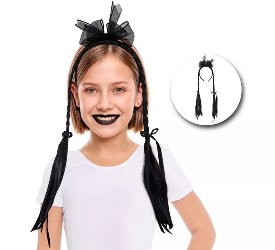 Translation missing: it.Diadema Lazo con Dos Trenzas Infantil