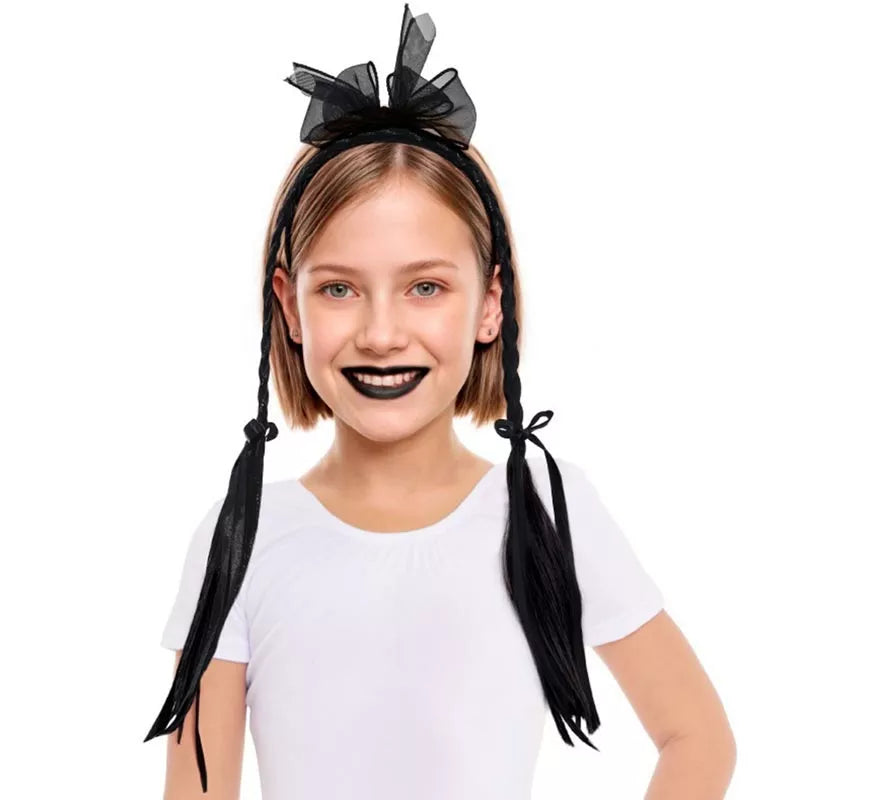 Translation missing: it.Diadema Lazo con Dos Trenzas Infantil