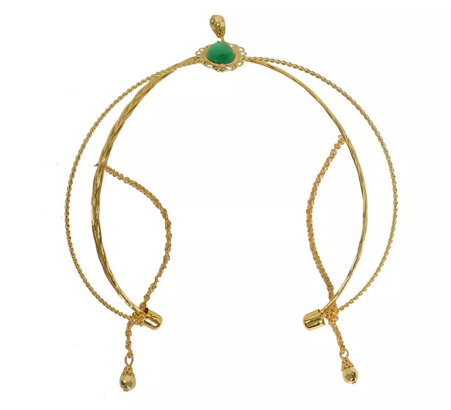 Translation missing: es.Diadema Medieval Metálica Oro