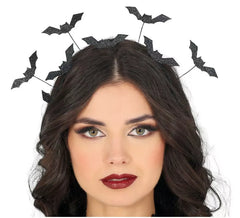 Fascia per capelli a forma di pipistrello
