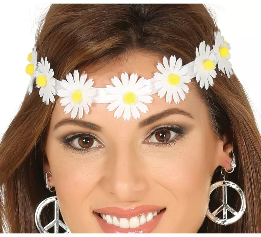 Translation missing: it.Diadema o Cinta con Flores Blancas