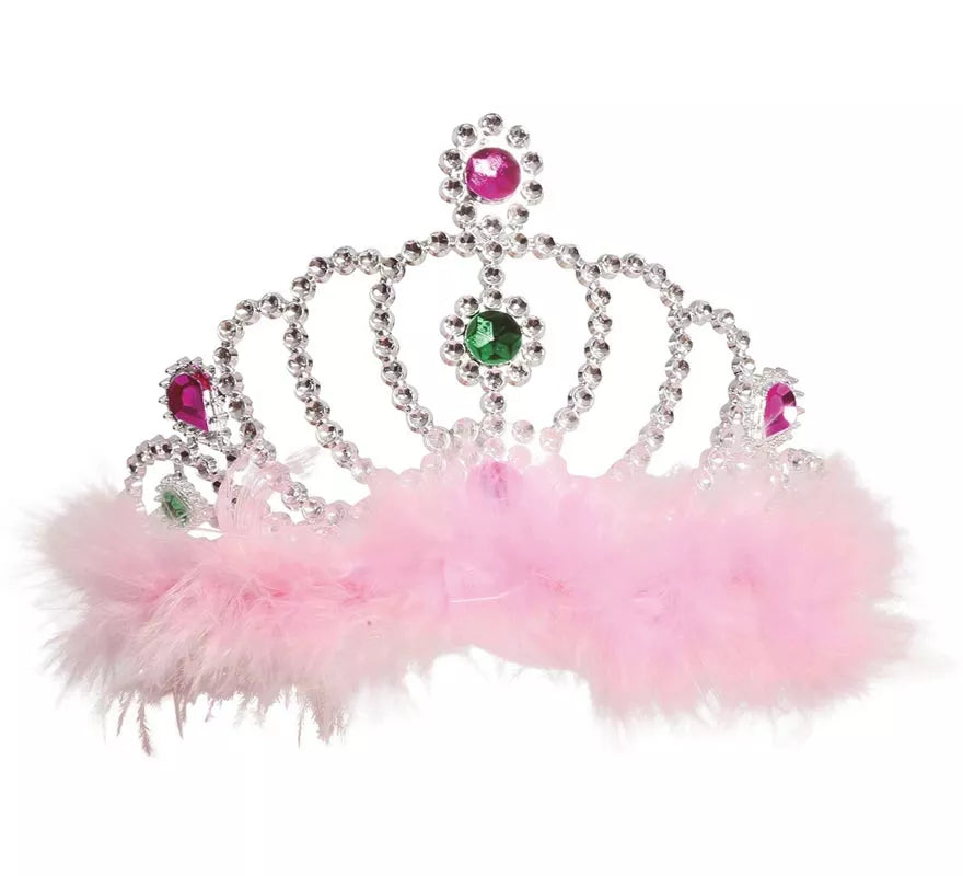 Translation missing: it.Diadema Plata con plumas