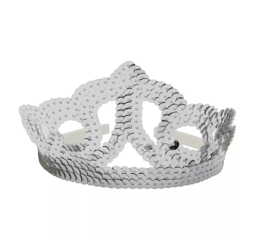 Translation missing: it.Diadema Plata lentejuelas