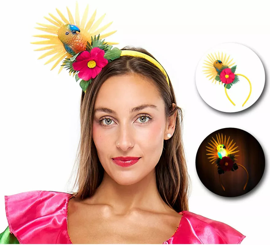 Translation missing: es.Diadema Tropical de Loro con Luz