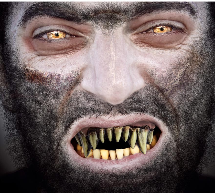 Translation missing: it.Dientes Monstruo Zombie para Halloween
