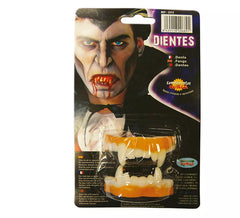 Denti da vampiro in lattice per Halloween