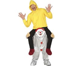 Costume da spalla da clown spaventoso per uomo