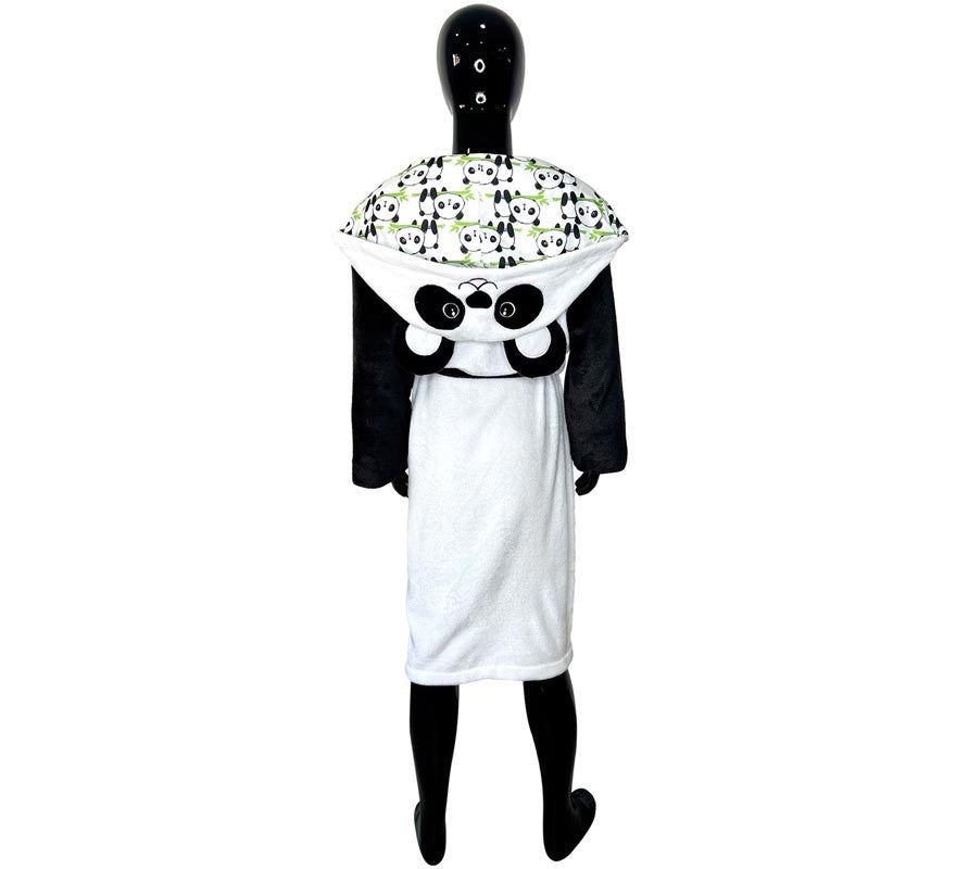 Disfraz Albornoz Paco Panda para adulto