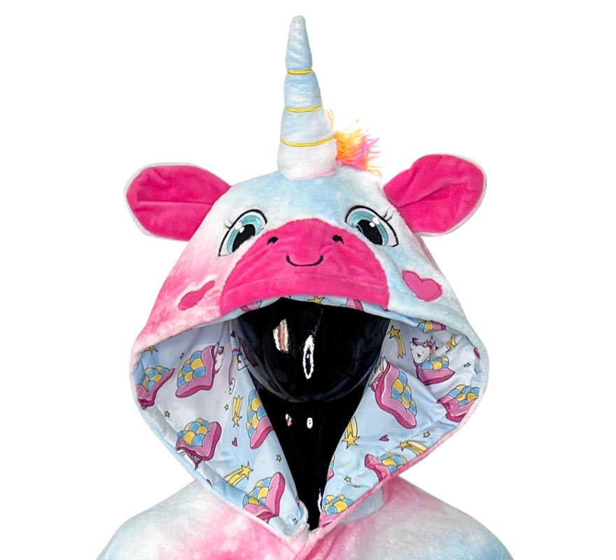 Translation missing: es.Disfraz Albornoz Uri Unicornio para adulto