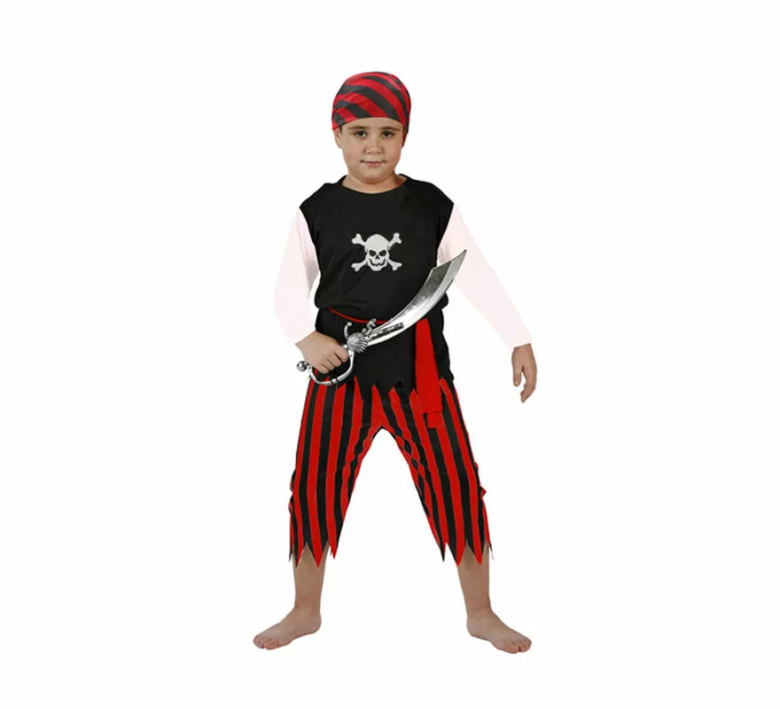 Translation missing: es.Disfraz barato de Pirata para niños de 5 a 6 años