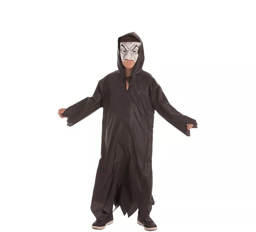 Translation missing: it.Disfraz con Túnica y Máscara de terror en 3 Modelos surtidos para niños
