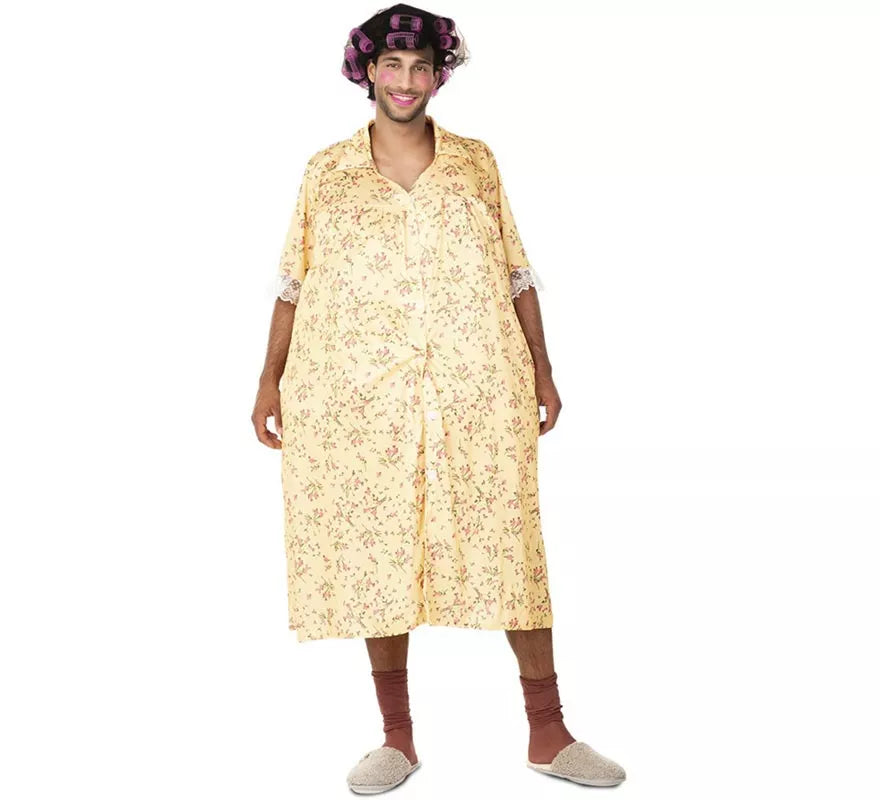 Disfraz de Abuela exhibicionista para hombre