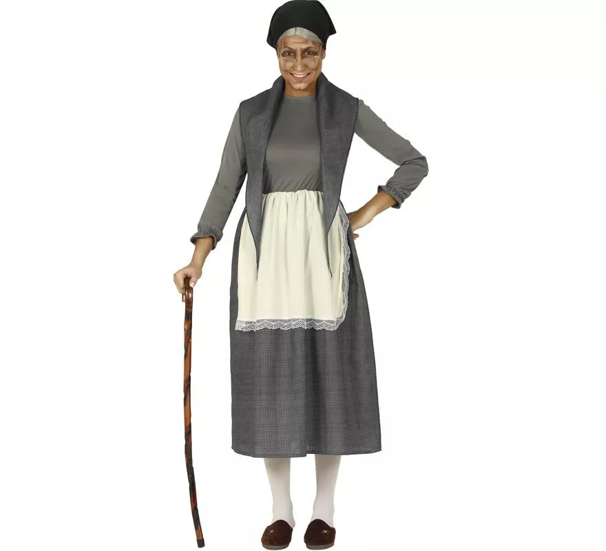 Translation missing: es.Disfraz de Abuela Gris para mujer