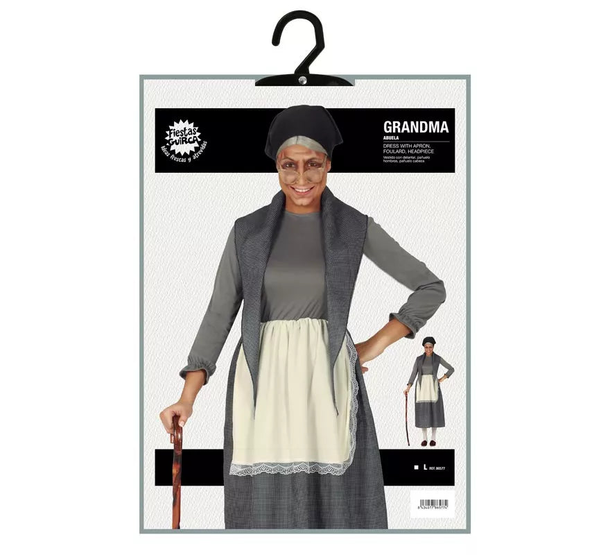 Translation missing: es.Disfraz de Abuela Gris para mujer