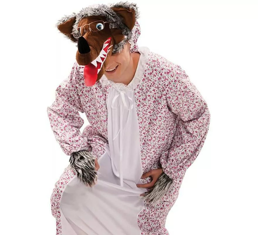 Translation missing: it.Disfraz de Abuela Lobo para hombre