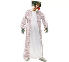 Lupo nonna costume per un uomo